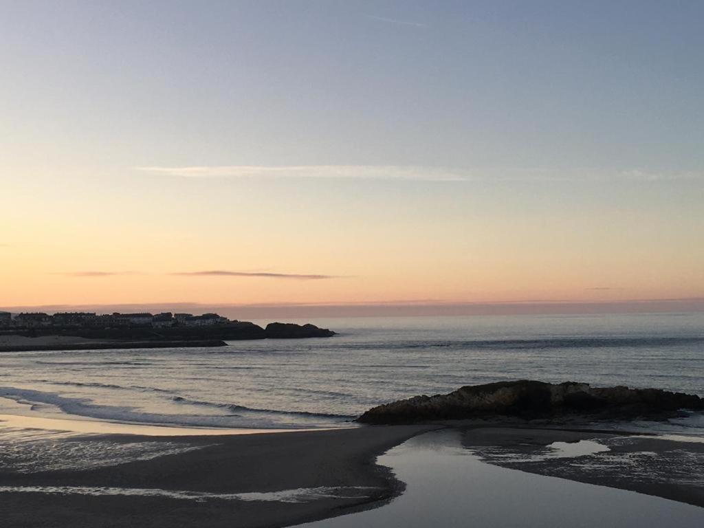 Apartamento Con Hermosas Vistas A La Playa Del Altar Sieiro Luaran gambar
